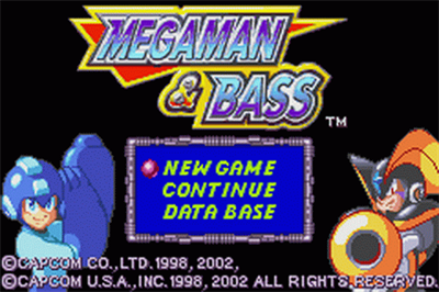 Mega Man & Bass - Screenshot - Game Title Image