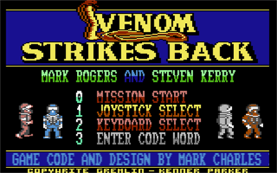 VENOM Strikes Back - Screenshot - Game Title Image