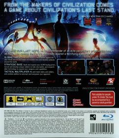 XCOM: Enemy Unknown - Box - Back Image