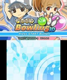 Family Bowling 3D - Screenshot - Game Title Image