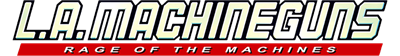 L.A. Machineguns: Rage of the Machines - Clear Logo Image