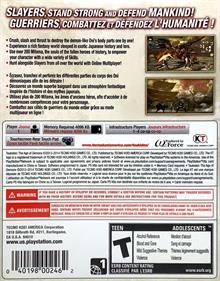 Toukiden: The Age of Demons - Box - Back Image