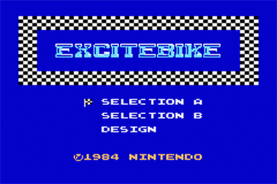 E-Reader Excitebike - Screenshot - Game Title Image