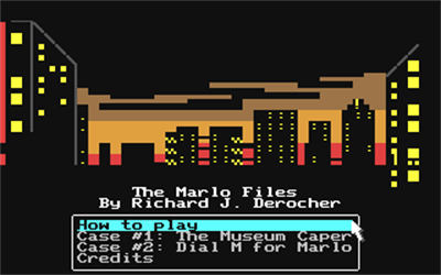 The Marlo Files - Screenshot - Game Title Image
