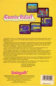 Cosmic Relief: Prof. Renegade to the Rescue - Box - Back Image