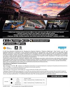 Gran Turismo 7: The Real Driving Simulator - Box - Back Image