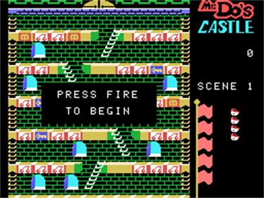 Mr. Do!'s Castle - Screenshot - Game Title Image