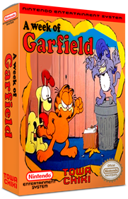 A Week of Garfield - Box - 3D Image