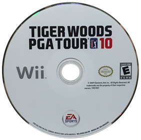 Tiger Woods PGA Tour 10 - Disc Image