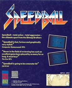 Speedball - Box - Back Image
