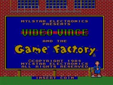 Video Vince and the Game Factory - Screenshot - Game Title Image