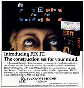 Fix It - Advertisement Flyer - Front Image