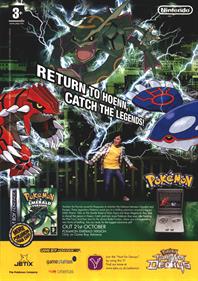 Pokémon Emerald Version - Advertisement Flyer - Front Image