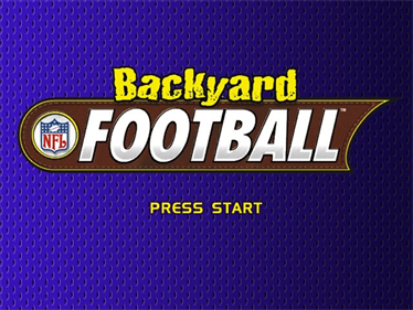 Backyard Football - Screenshot - Game Title