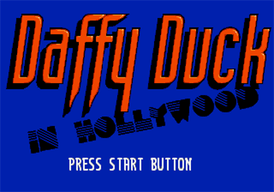 Daffy Duck in Hollywood - Screenshot - Game Title Image