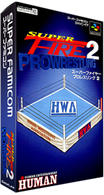 Super Fire Pro Wrestling 2 - Box - 3D Image
