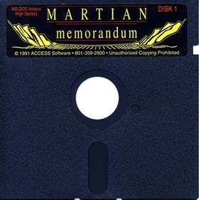 Martian Memorandum - Disc Image