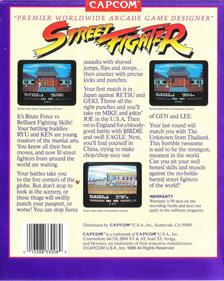 Street Fighter - Box - Back Image