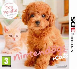 Nintendogs + Cats: Toy Poodle & New Friends - Box - Front Image