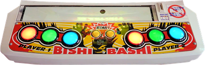 Super Bishi Bashi Championship - Arcade - Control Panel Image