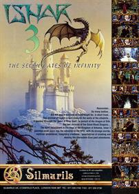 Ishar 3: The Seven Gates of Infinity - Advertisement Flyer - Front Image