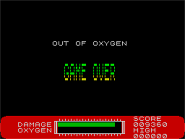 Frankenstein 2000 - Screenshot - Game Over Image