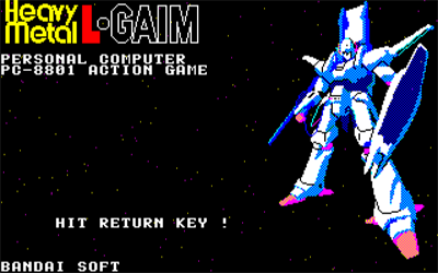 Heavy Metal L-Gaim - Screenshot - Game Title Image