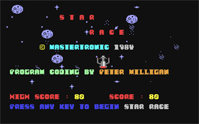 Starace (Mastertronic) - Screenshot - Game Title Image