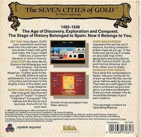 The Seven Cities of Gold - Box - Back Image