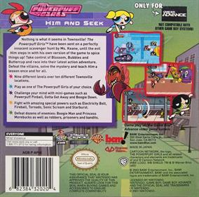 The Powerpuff Girls: Him and Seek - Box - Back Image