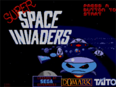 Super Space Invaders - Screenshot - Game Title Image