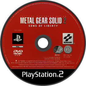 Metal Gear Solid 2: Sons of Liberty - Disc Image