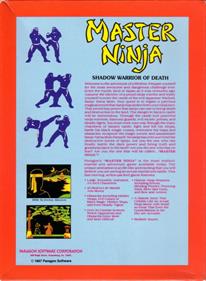 Master Ninja: Shadow Warrior of Death - Box - Back Image