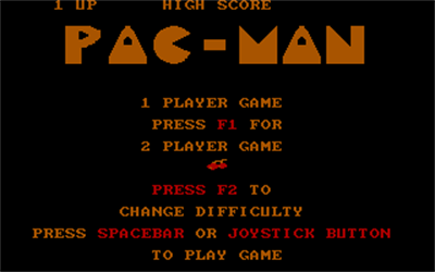 Pac-Man - Screenshot - Game Title Image