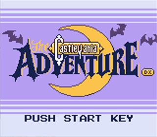 Castlevania: The Adventure DX - Screenshot - Game Title Image