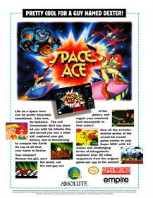 Space Ace - Advertisement Flyer - Front Image