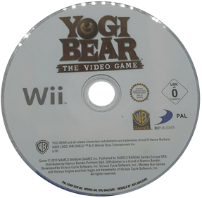 Yogi Bear: The Video Game - Disc Image
