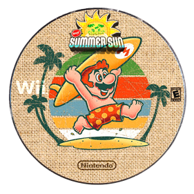 Newer Super Mario Bros. Wii Summer Sun - Fanart - Disc