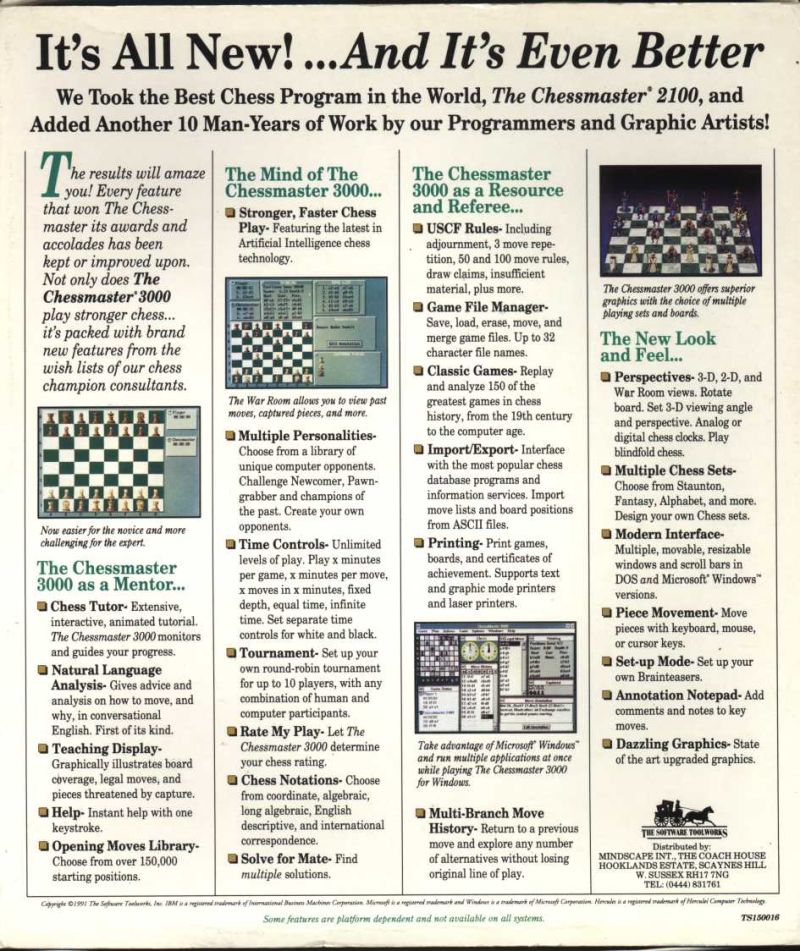 The Chessmaster 3000 Images - LaunchBox Games Database