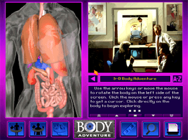 3-D Body Adventure - Screenshot - Gameplay Image