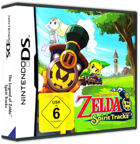 The Legend of Zelda: Spirit Tracks - Box - 3D Image