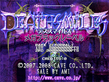 Deathsmiles MegaBlack Label - Screenshot - Game Title Image