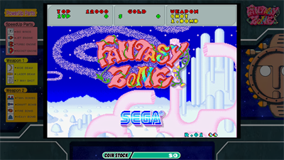 SEGA AGES Fantasy Zone - Screenshot - Game Title Image