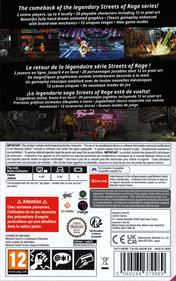 Streets of Rage 4 Anniversary Edition - Box - Back Image