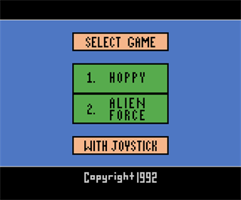 2 Pak Special Green: Alien Force / Hoppy - Screenshot - Game Select Image