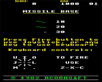 Missile Base - Screenshot - Game Select Image