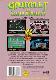 Gauntlet: The Deeper Dungeons - Box - Back Image