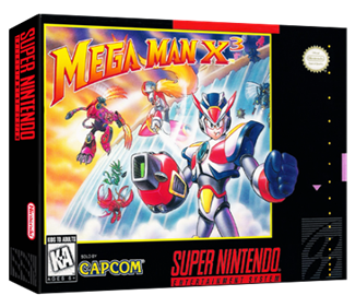 Mega Man X3 - Box - 3D Image