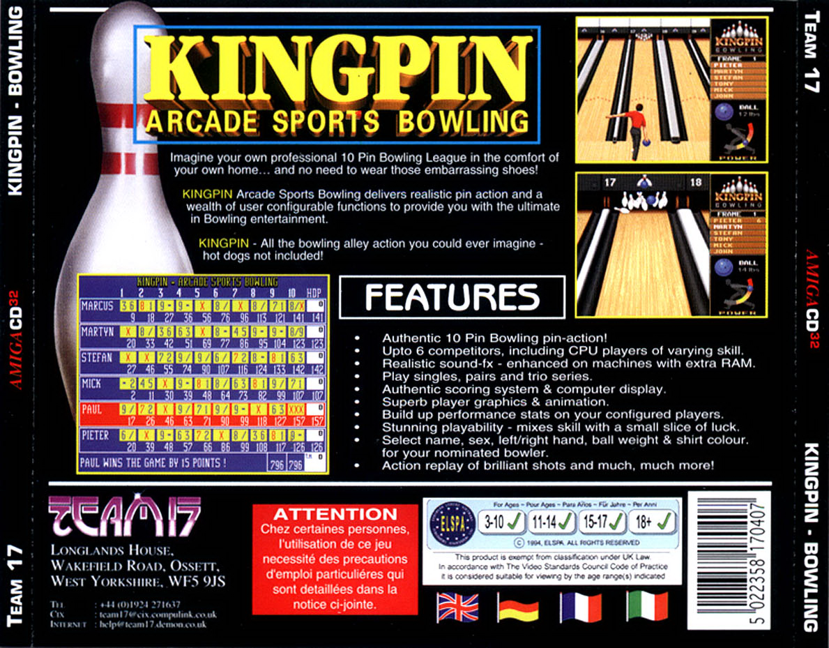 Kingpin Arcade Sports Bowling Details LaunchBox Games Database