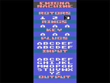 Enigma Machine - Screenshot - Game Title Image